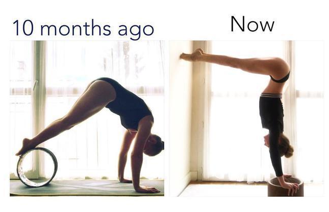 瑜伽前vs瑜伽后，差距简直不要太明显