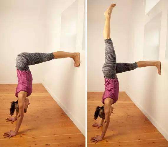 瑜伽教练培训之：核心支撑之手臂支撑的半手倒立