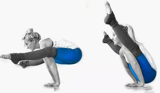 瑜伽教练培训之萤火虫式的平衡进阶练习